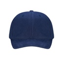 Czapka 6-panelowa z zapięciem na rzep - Navy