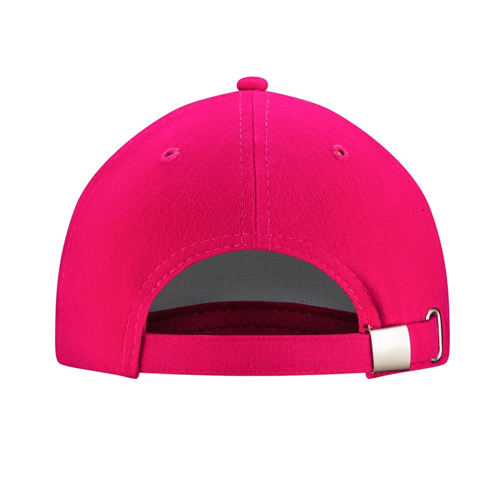 Czapka 5-panelowa z metalowym zapięciem - Fuchsia