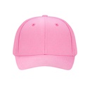 Dziecięca czapka 6-panelowa z zapięciem na rzep - Pink