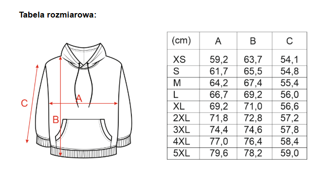 Bluza Oversize (Unisex) - Czarny