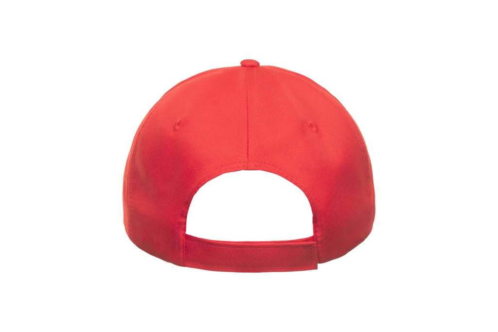 5-panelowa czapka bejsbolowa z recyklingu - Red