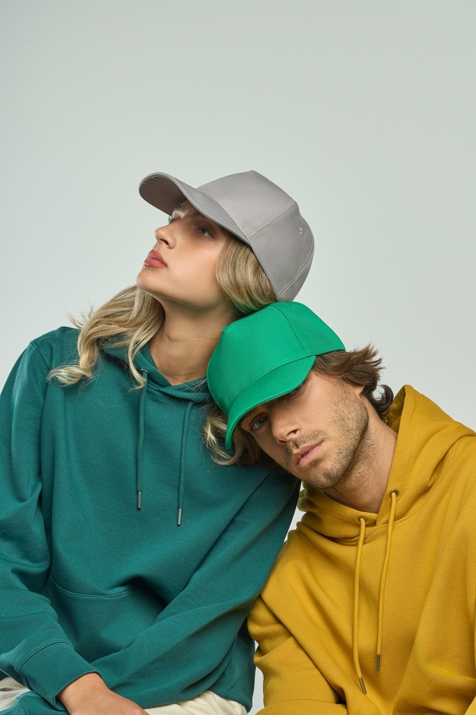 5-panelowa czapka bejsbolowa z recyklingu - Yellow