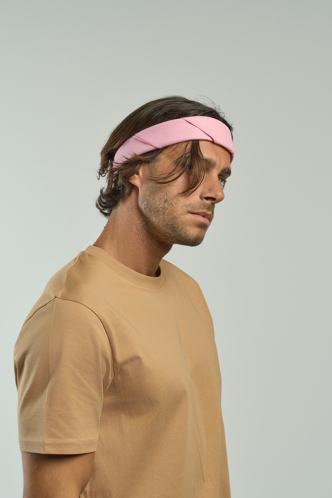 Bandana z obszyciem Goal - Pink