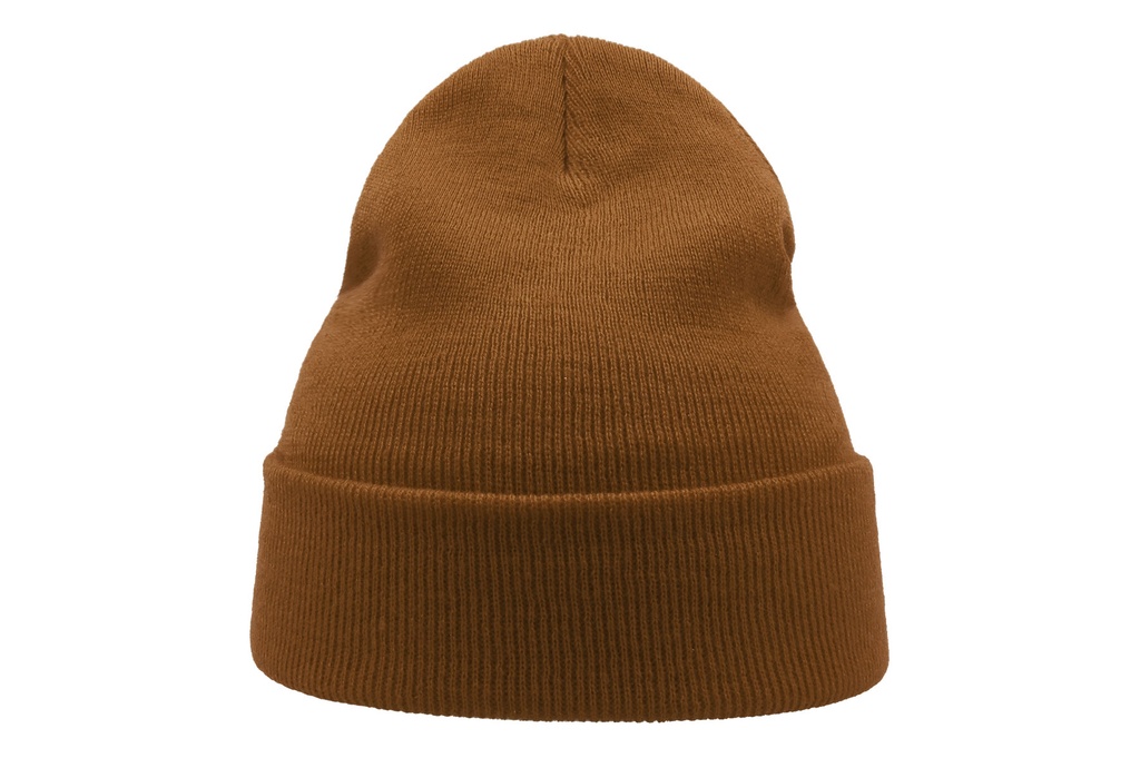Czapka beanie z recyklingu -  Light Brown