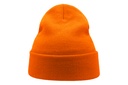 Czapka beanie z recyklingu - Orange Fluo