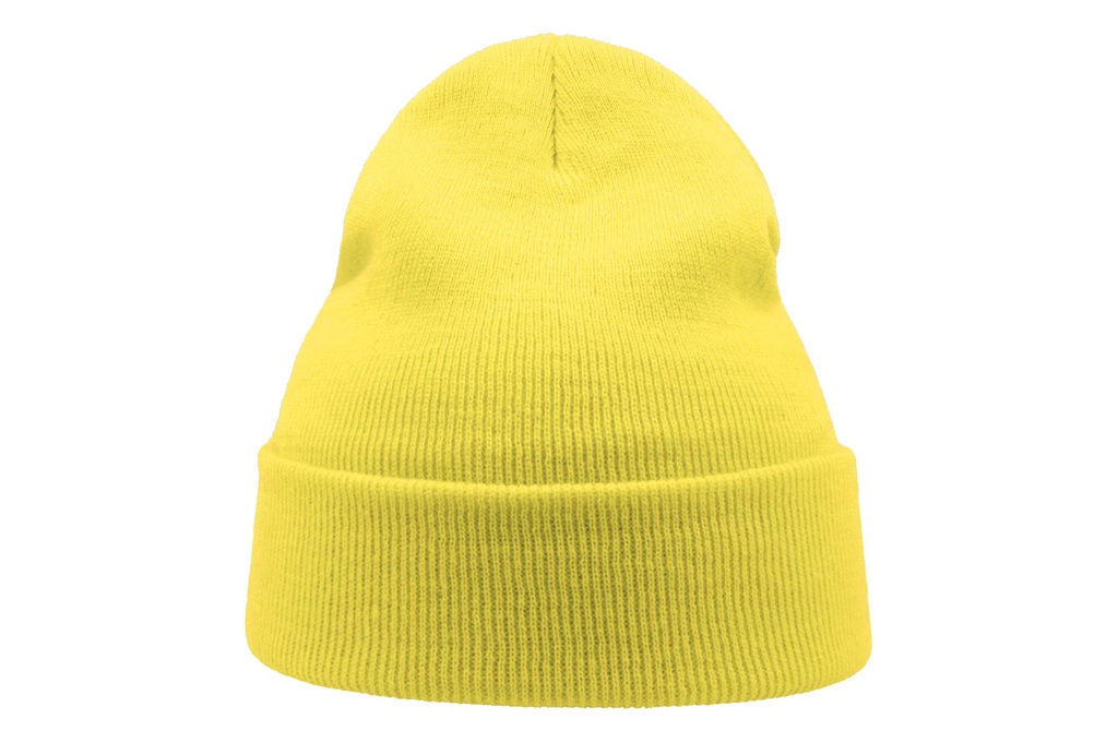 Czapka beanie z recyklingu -  Light Yellow