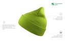 Czapka beanie z recyklingu -  Lime Green