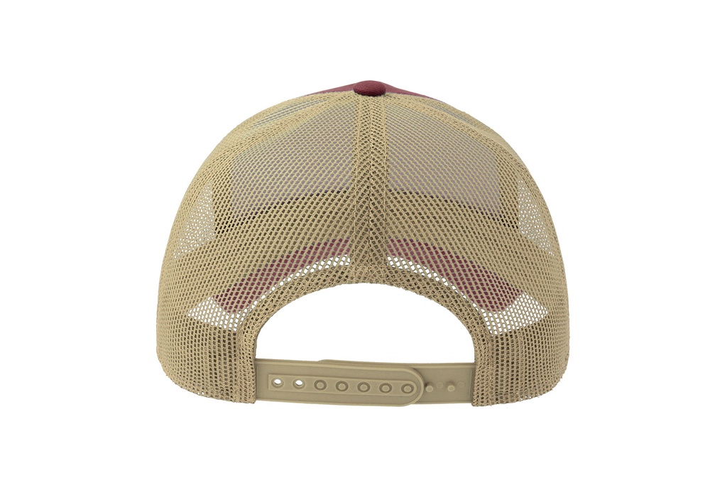 Czapka z daszkiem z recyklingu - Burgundy & Stone