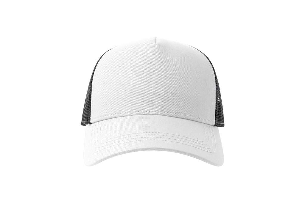 Czapka z daszkiem z recyklingu - White & Black