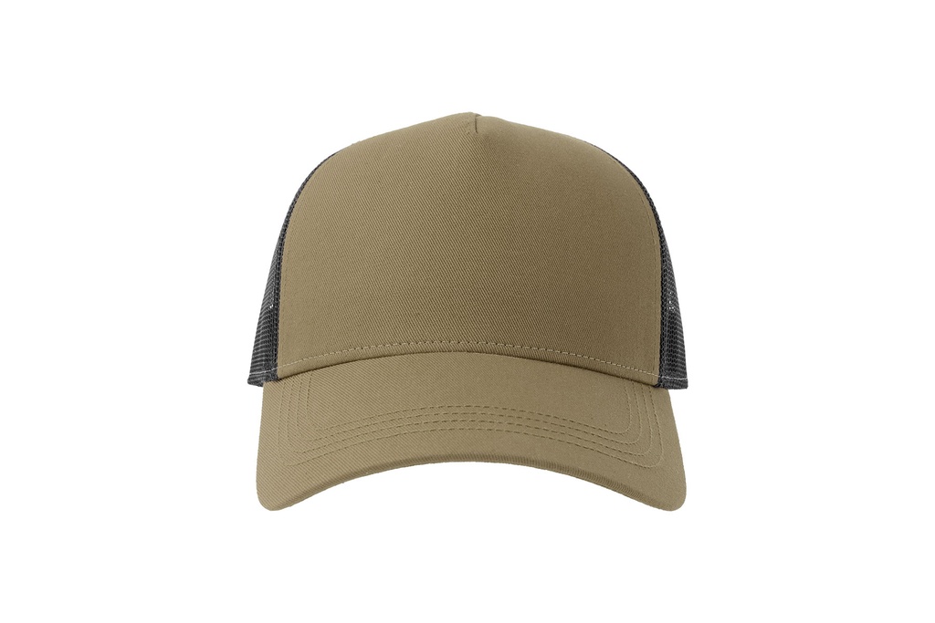 Czapka z daszkiem z recyklingu - Khaki & Black