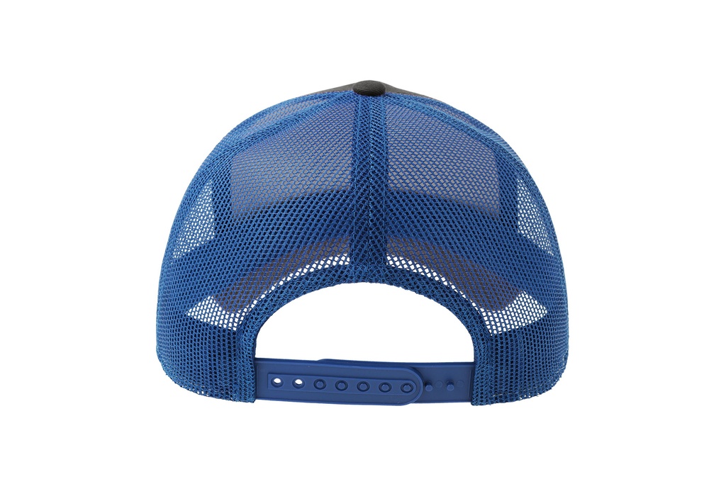 Czapka z daszkiem z recyklingu - Dark Grey & Royal