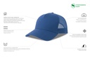 Czapka z daszkiem z recyklingu - Royal