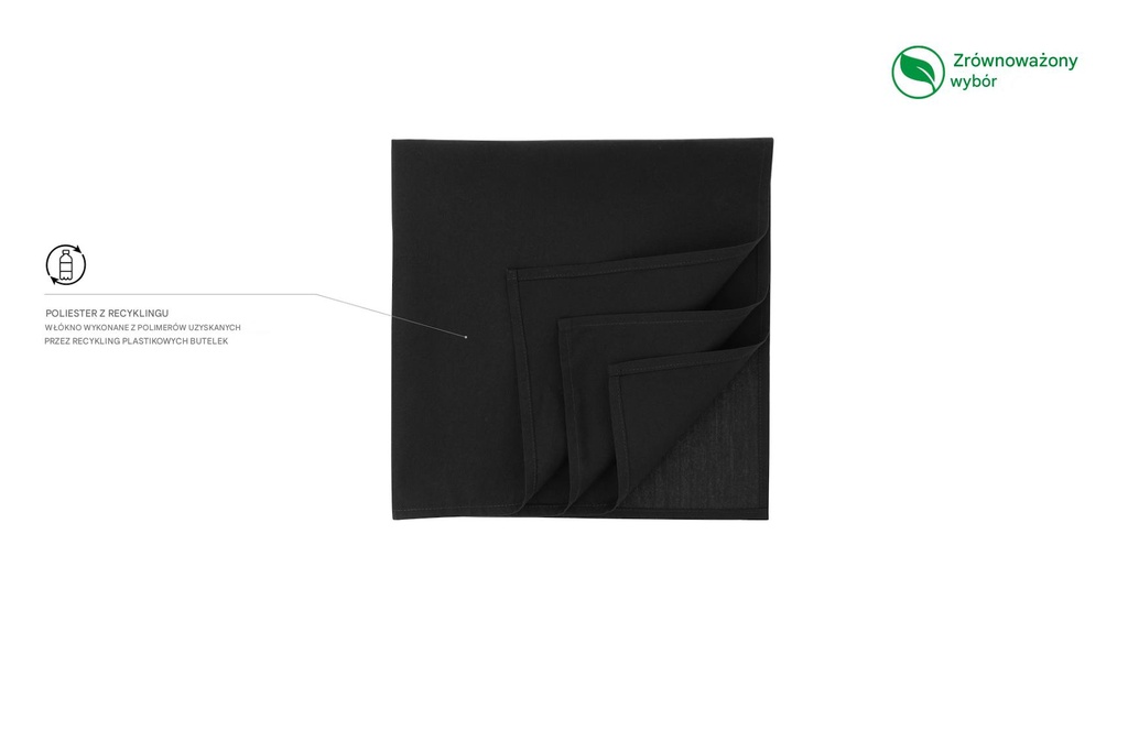 Bandana z recyklingu Goal-S - Black