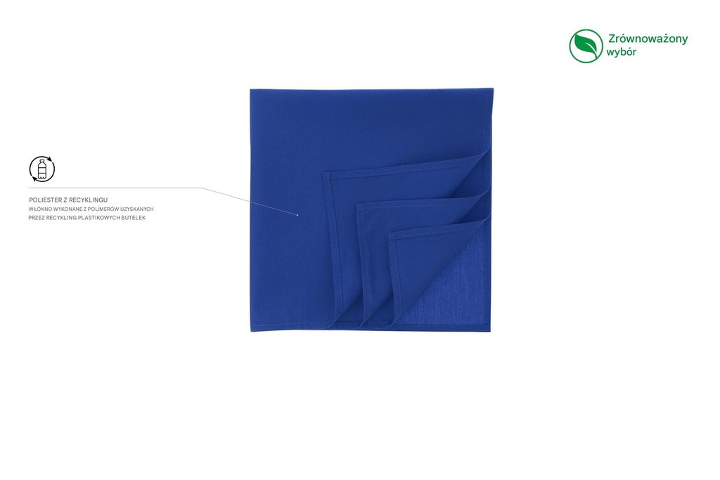 Bandana z recyklingu Goal-S - Royal