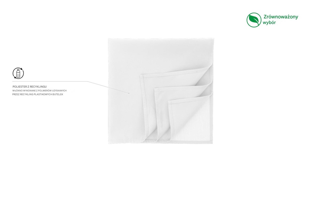 Bandana z recyklingu Goal-S - White