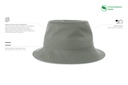 Bawełniany kapelusz typu bucket - Grey