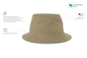 Bawełniany kapelusz typu bucket - Khaki