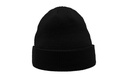 Ciepła czapka zimowa beanie z mankietem - Black