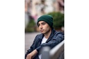 Ciepła czapka zimowa beanie z mankietem - Black