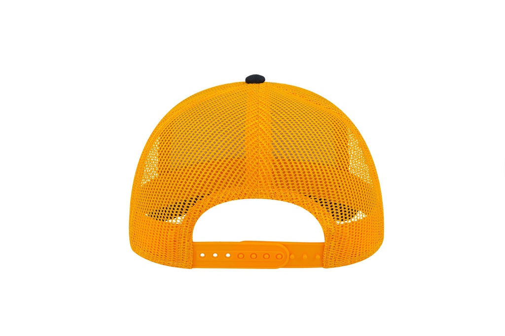 Czapka 5-panelowa z siateczką - Navy & Yellow