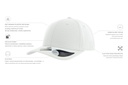 Czapka 6-panelowa z recyklingu - White