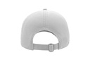 Czapka bawełniana 6-panelowa z regulacją - White
