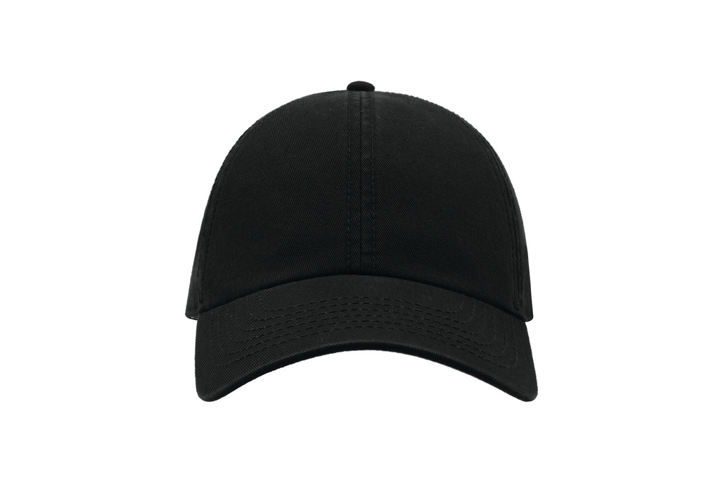 Czapka bawełniana 6-panelowa z regulacją - Black