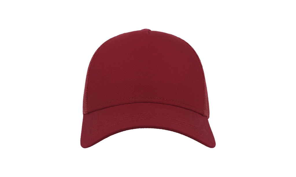 Czapka Snapback z Siatką - Burgundy