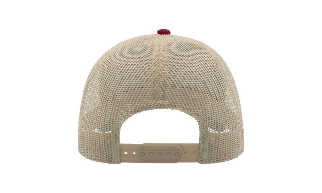 Czapka Snapback z Siatką - Burgundy & Stone