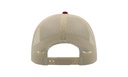 Czapka Snapback z Siatką - Burgundy & Stone