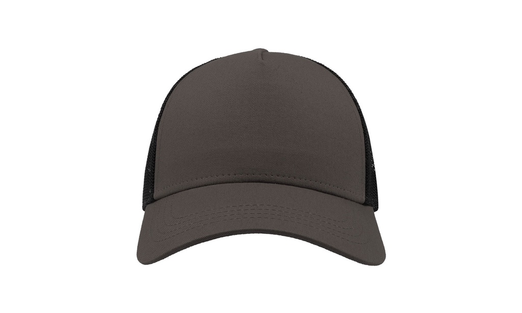 Czapka Snapback z Siatką - Dark Grey & Black