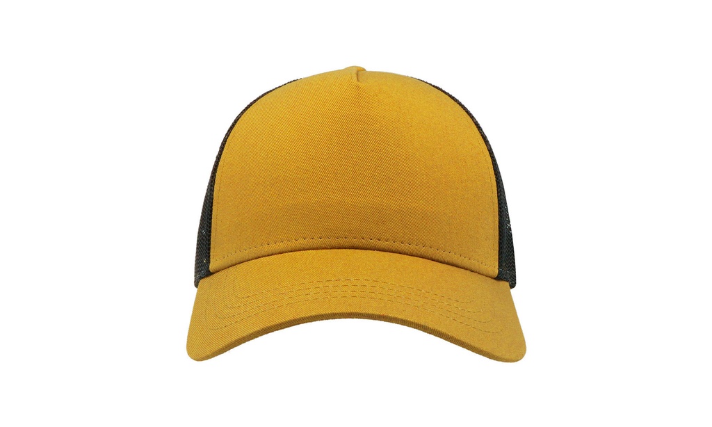 Czapka Snapback z Siatką - Mustard & Black