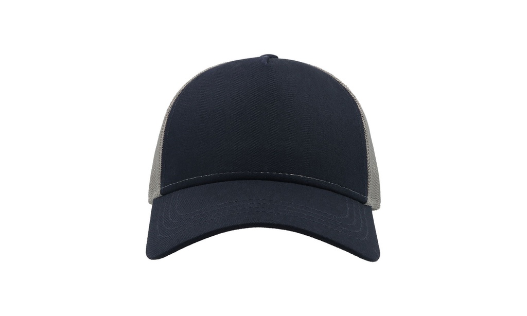 Czapka Snapback z Siatką - Navy & Grey