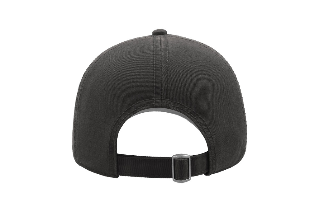 Czapka bawełniana 6-panelowa z regulacją - Dark Grey