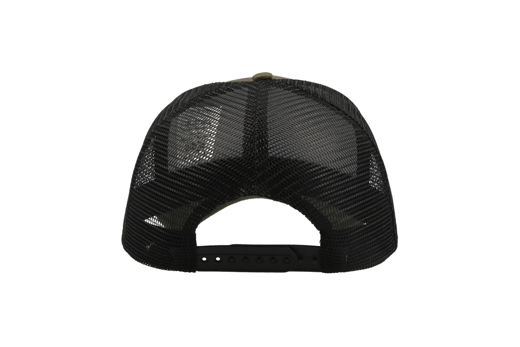 Czapka Snapback z Siatką - Olive & Black