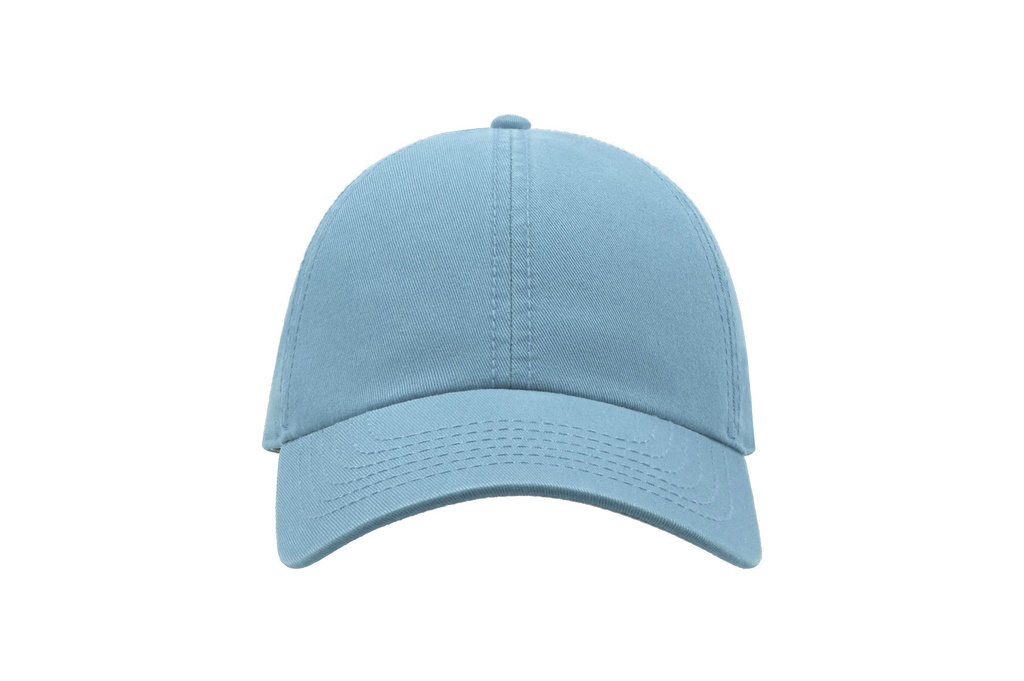 Czapka bawełniana 6-panelowa z regulacją - Light Blue