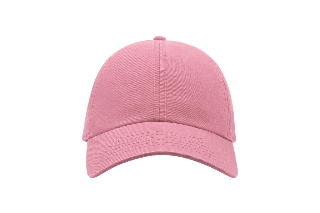 Czapka bawełniana 6-panelowa z regulacją - Pink