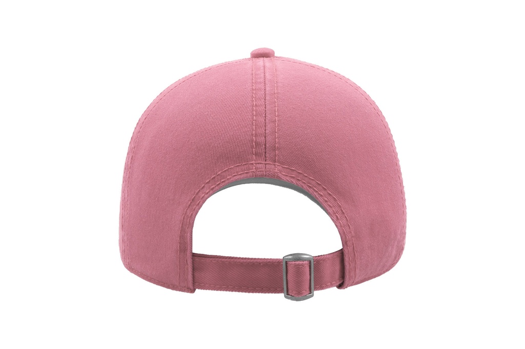 Czapka bawełniana 6-panelowa z regulacją - Pink