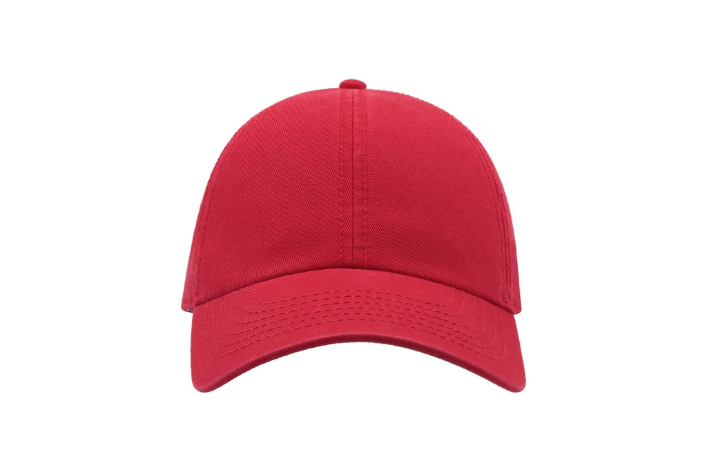 Czapka bawełniana 6-panelowa z regulacją - Red