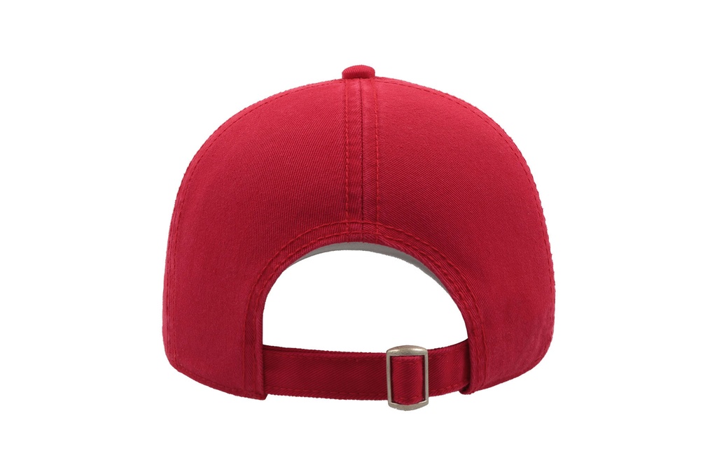 Czapka bawełniana 6-panelowa z regulacją - Red