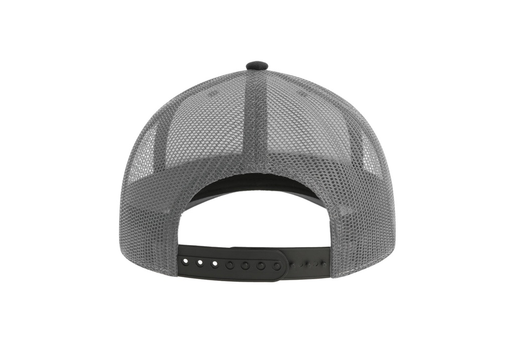 Czapka Trucker 5‑Panel z Recyklingu - Black & Dark Grey