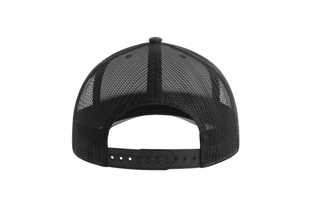 Czapka Trucker 5‑Panel z Recyklingu - Dark Grey & Black