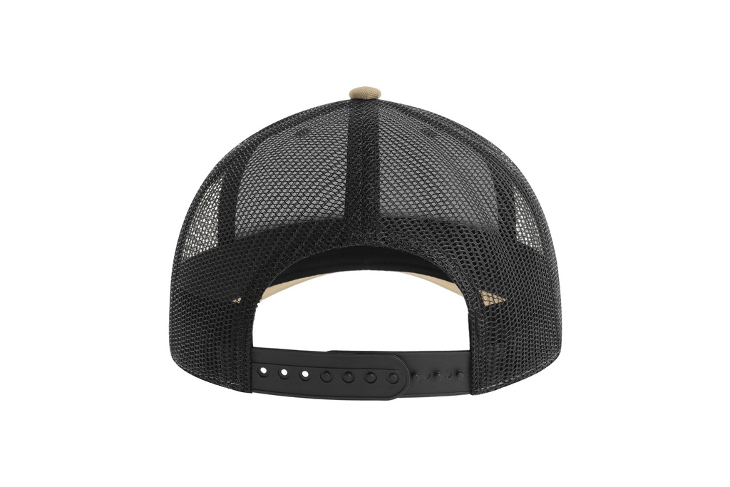 Czapka Trucker 5‑Panel z Recyklingu - Khaki & Black
