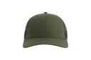 Czapka Trucker 5‑Panel z Recyklingu - Olive & Black