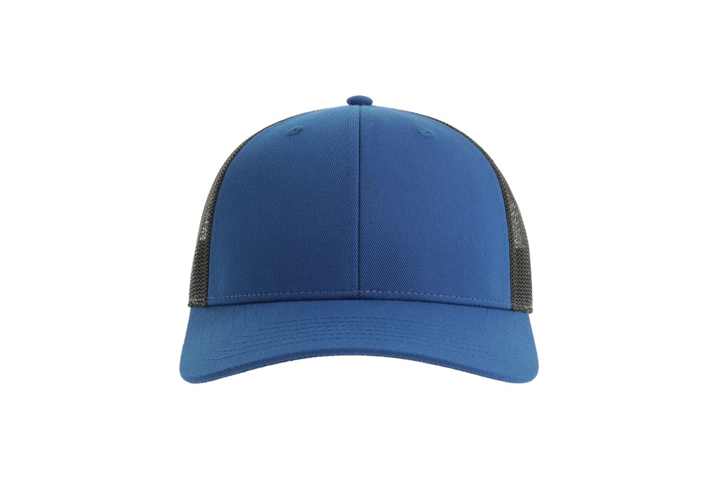 Czapka Trucker 5‑Panel z Recyklingu - Royal & Black