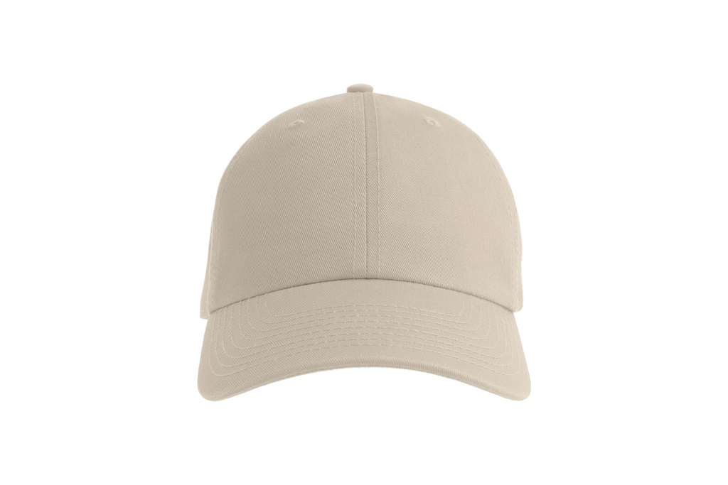 Czapka bawełniana 6-panelowa z klamrą - Stone