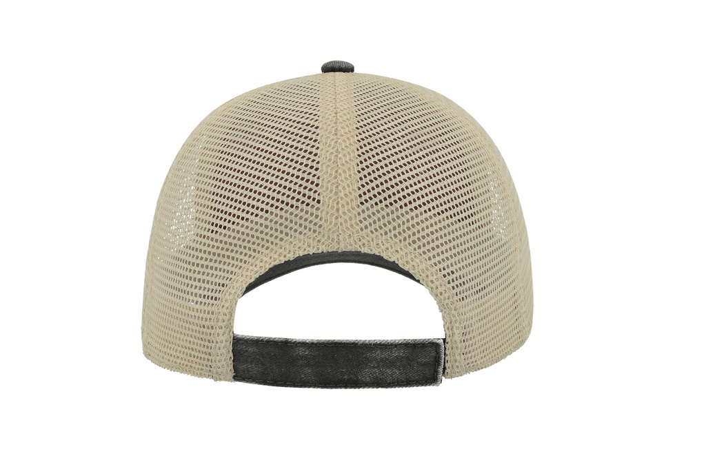 Czapka Trucker z Bawełnianym Twillem - Black & Stone