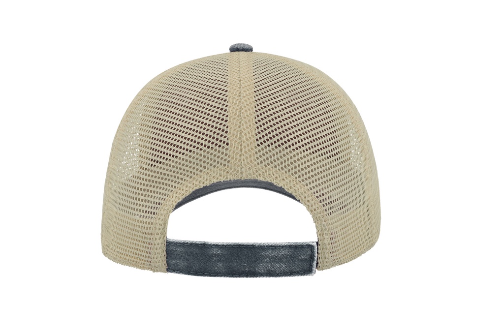Czapka Trucker z Bawełnianym Twillem - Navy & Stone