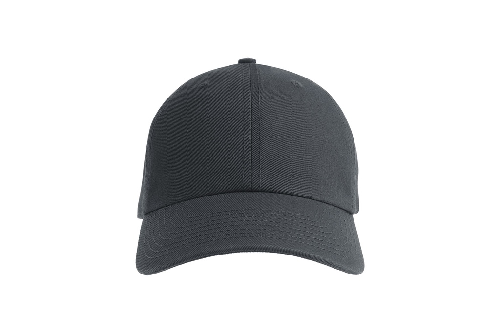 Czapka bawełniana 6-panelowa z klamrą - Dark Grey