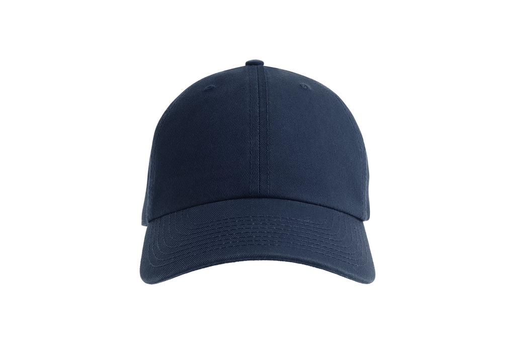 Czapka bawełniana 6-panelowa z klamrą - Navy